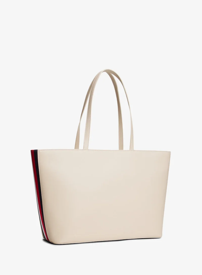 TOMMY HILFIGER  Monogram Plaque Tote Bag for Women | Best Price UAE